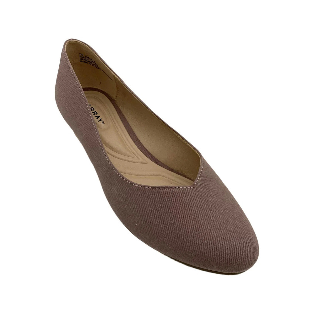 ARRAY Women's Darling Slip-On Wedged Flats Aubergine - Wide